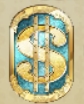 Скаттер символ - знак доллара